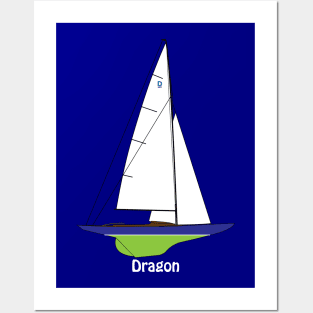 Dragon Class Sailboat Posters and Art